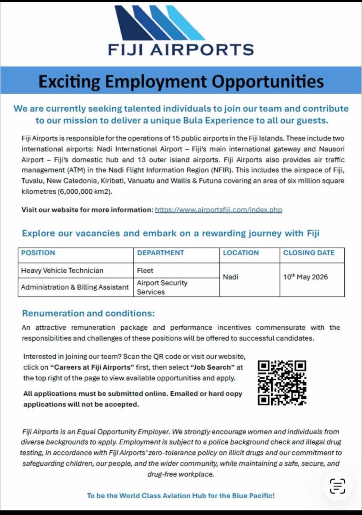 Original job ad