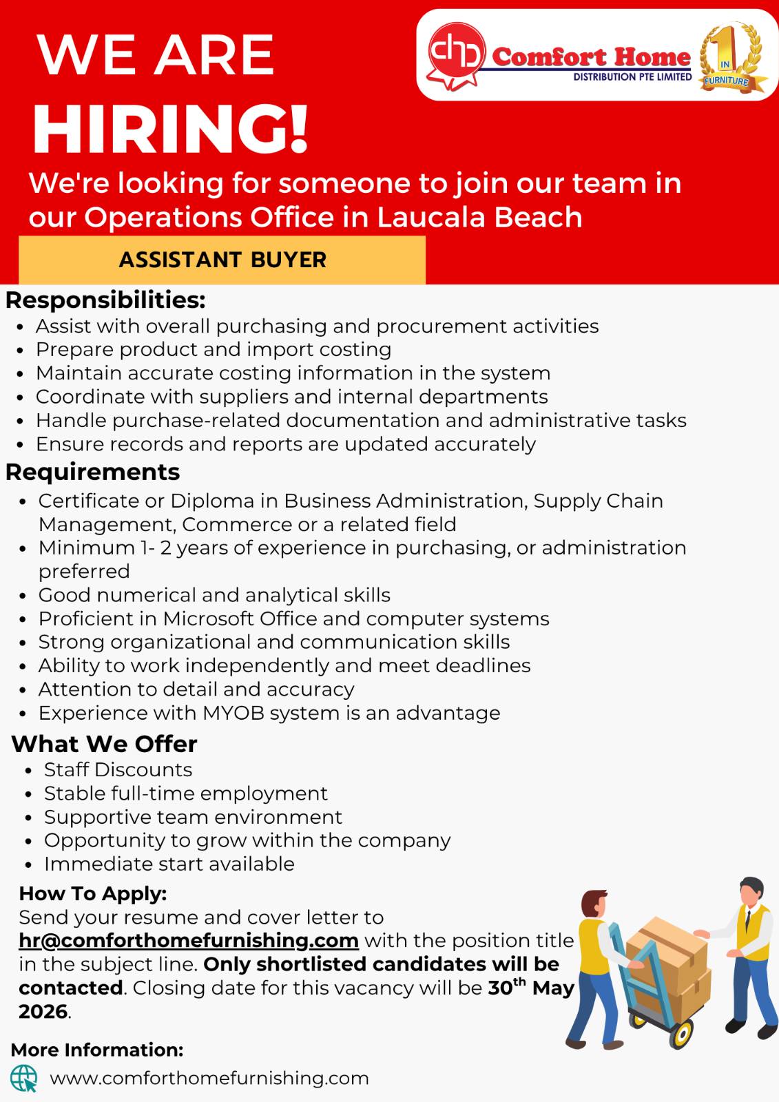 Original job ad