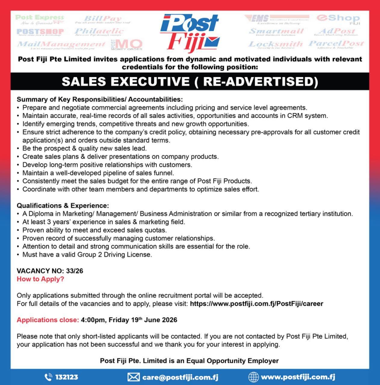 Original job ad