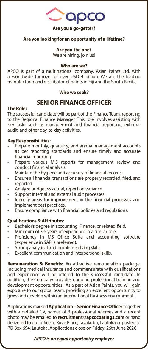 Original job ad