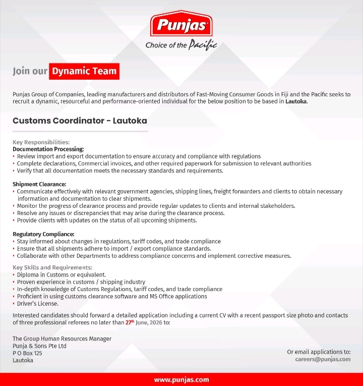 Original job ad