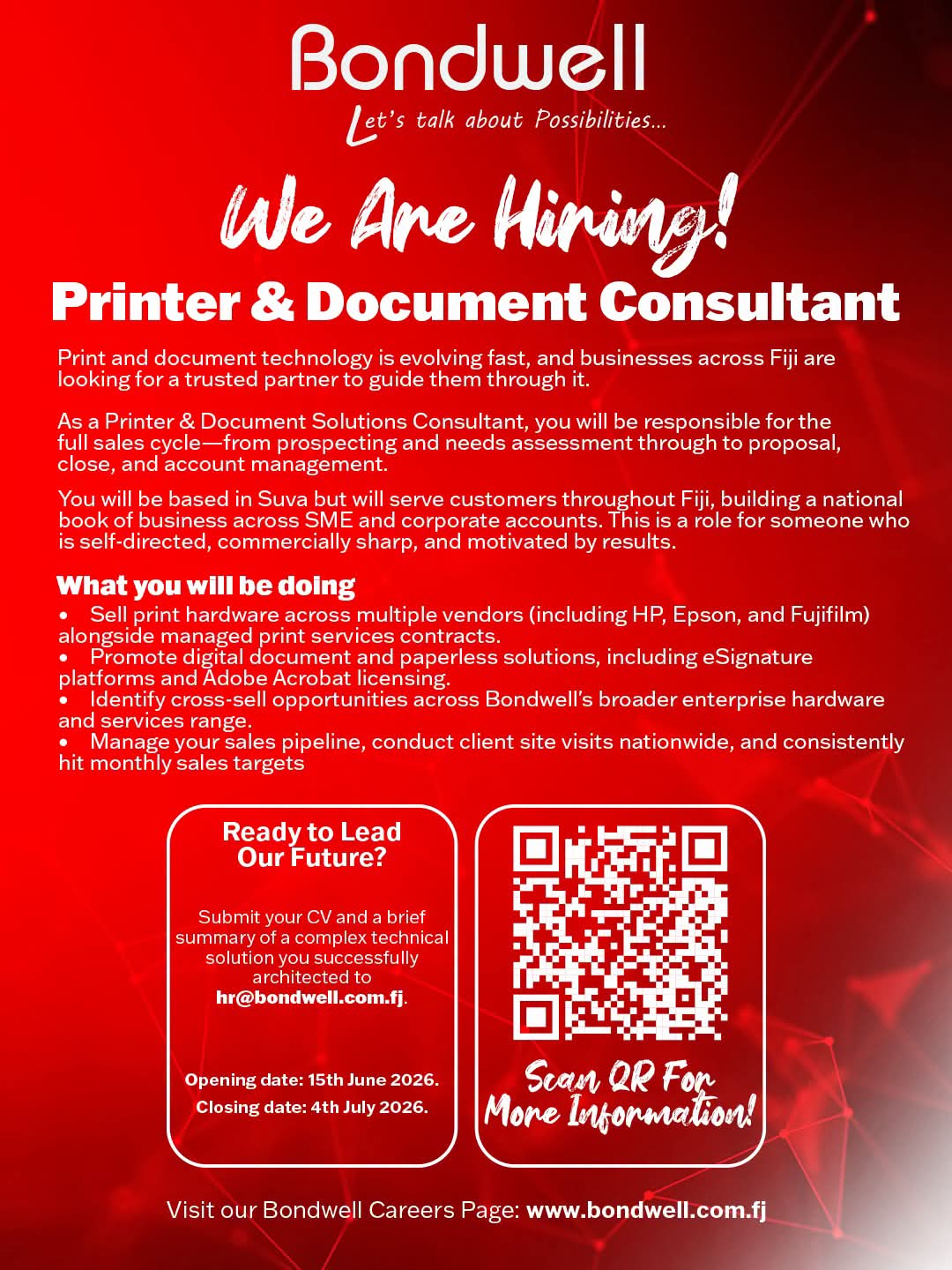 Original job ad