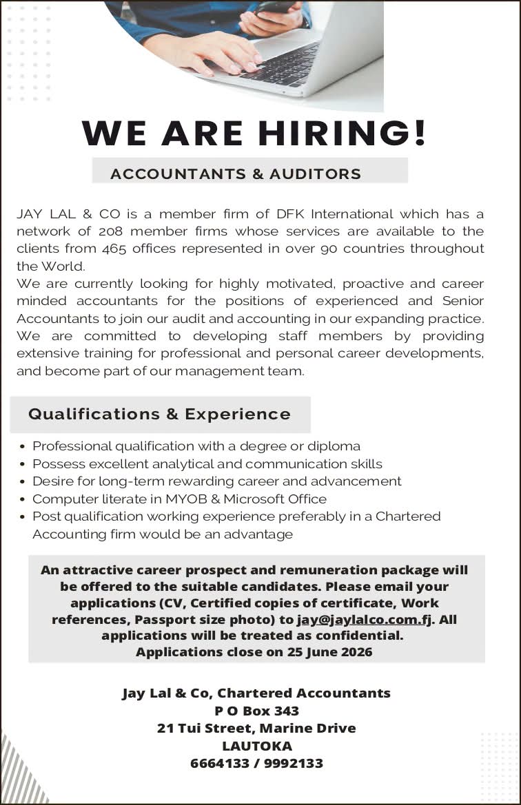 Original job ad