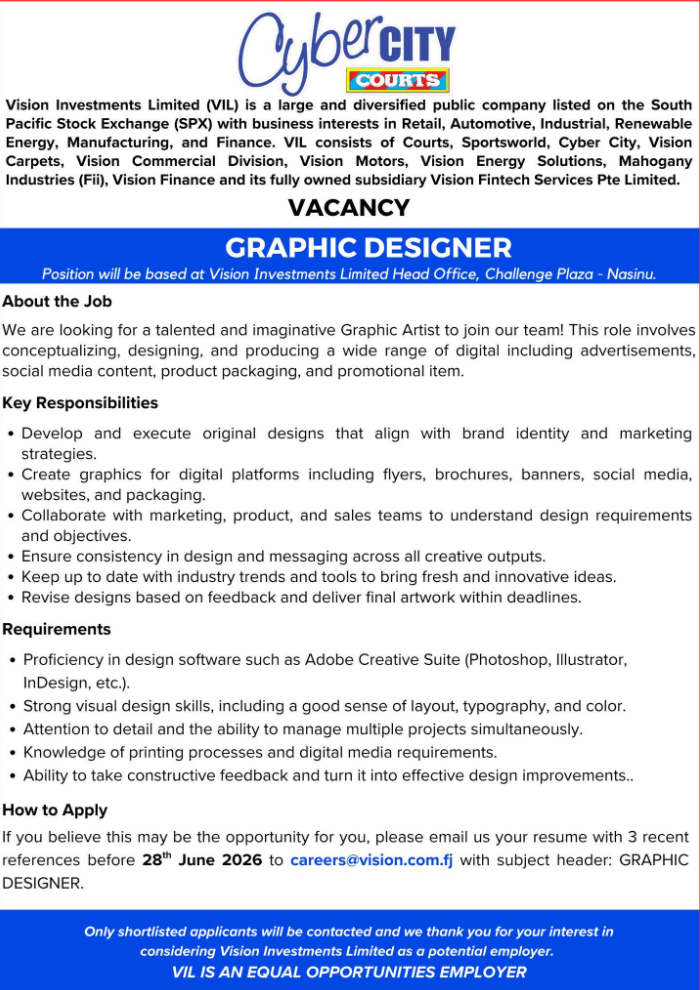 Original job ad
