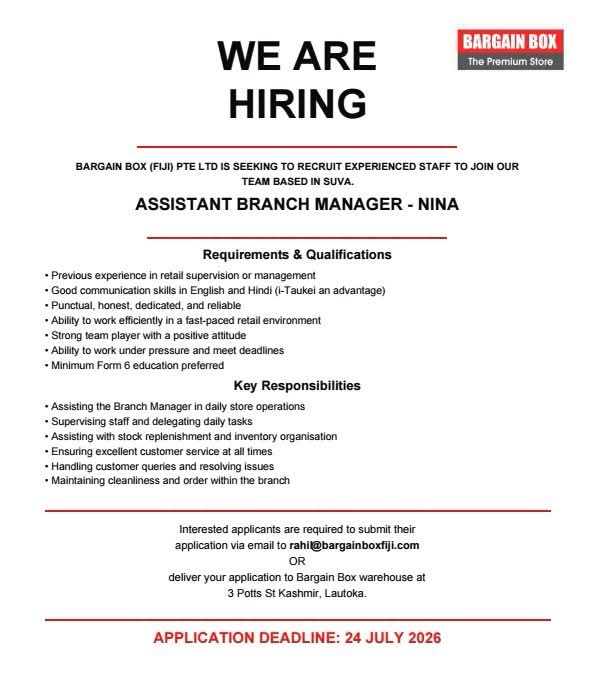 Original job ad