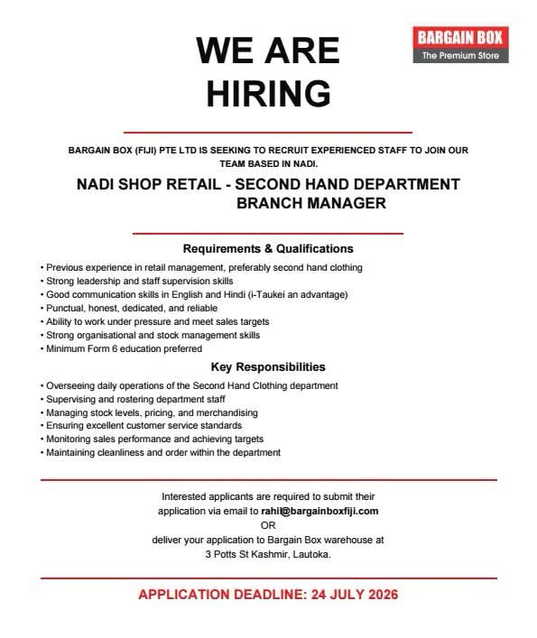 Original job ad