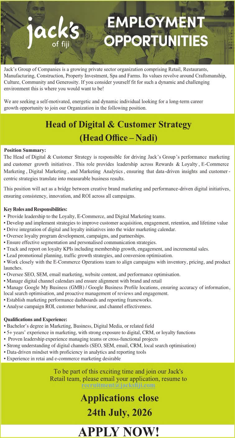 Original job ad