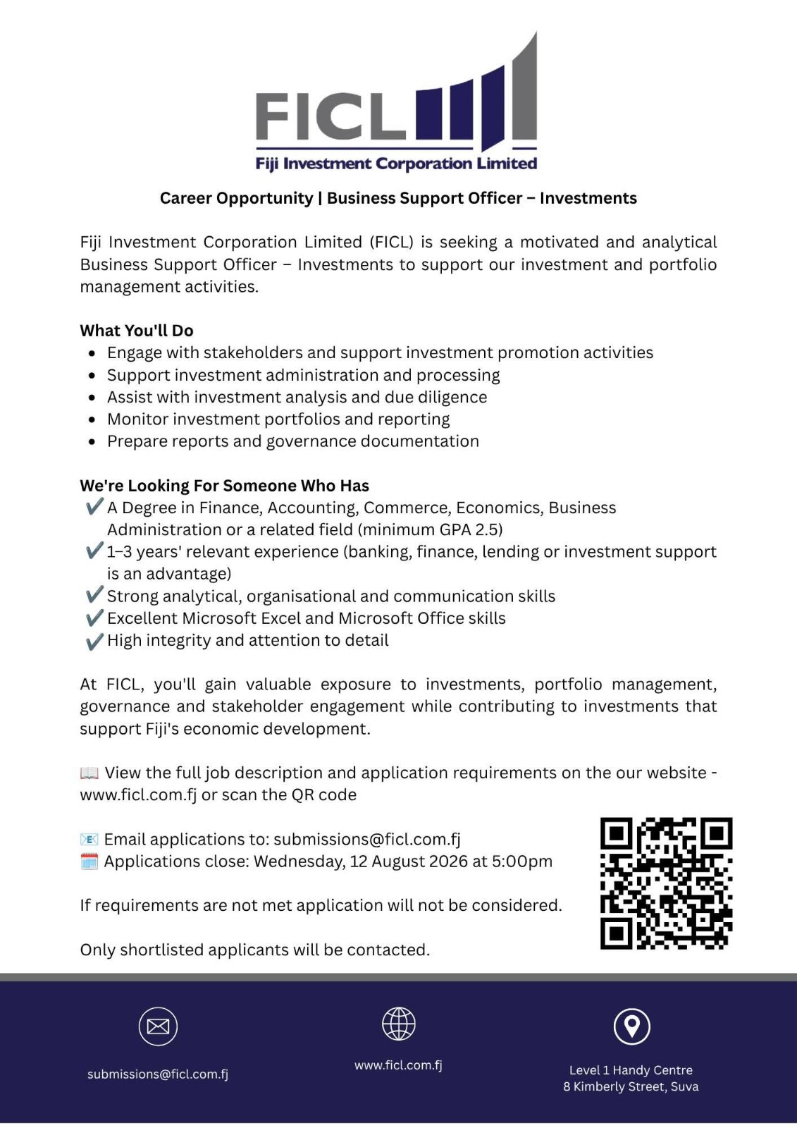 Original job ad