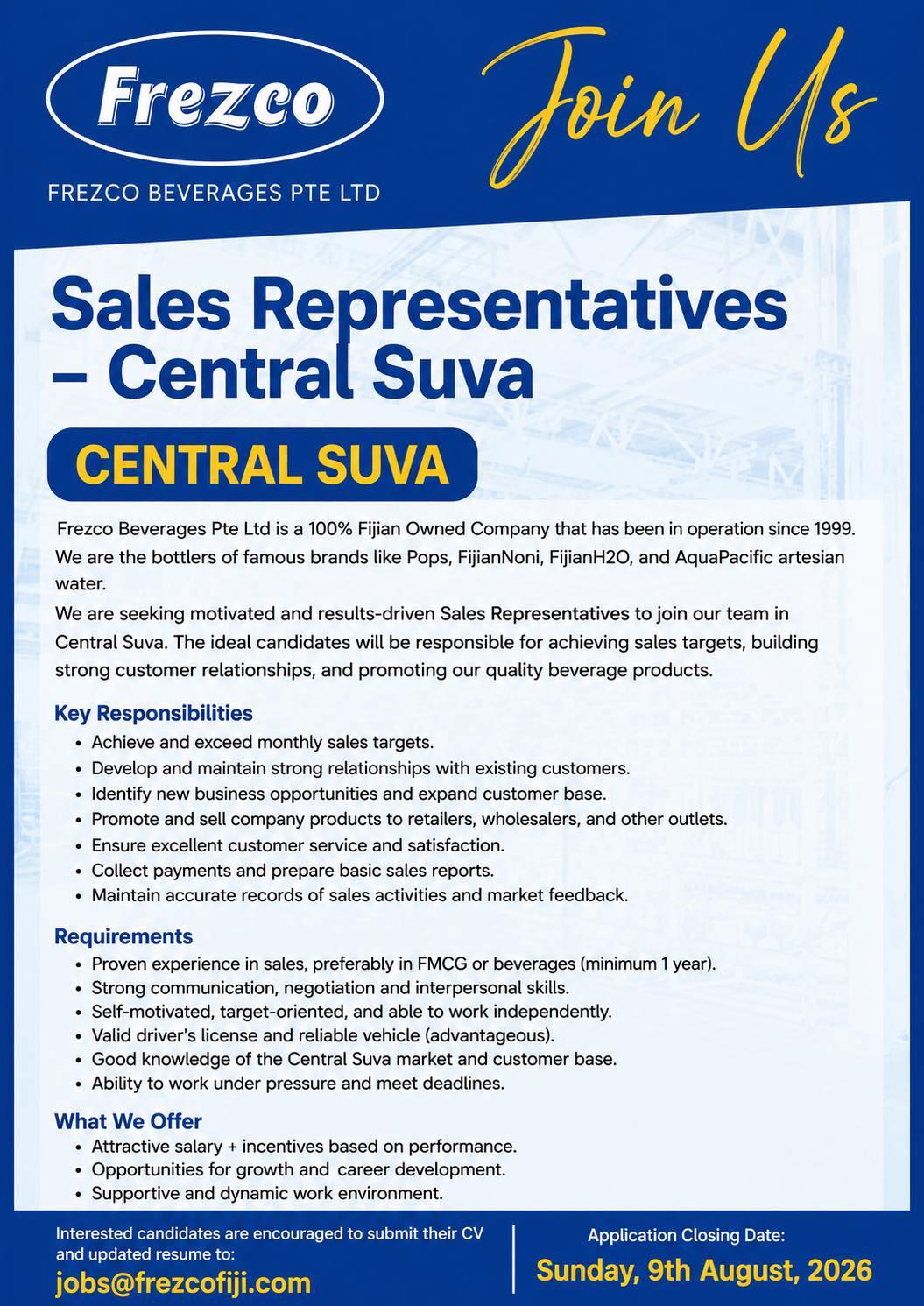 Original job ad