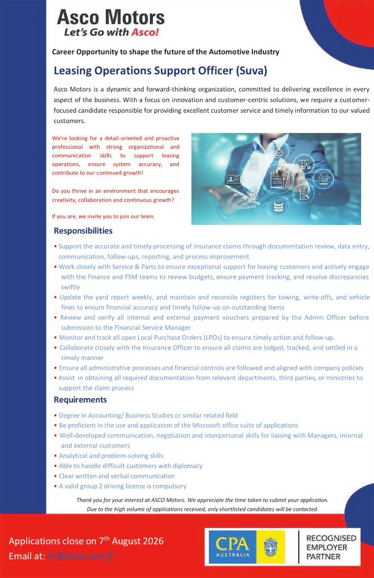 Original job ad