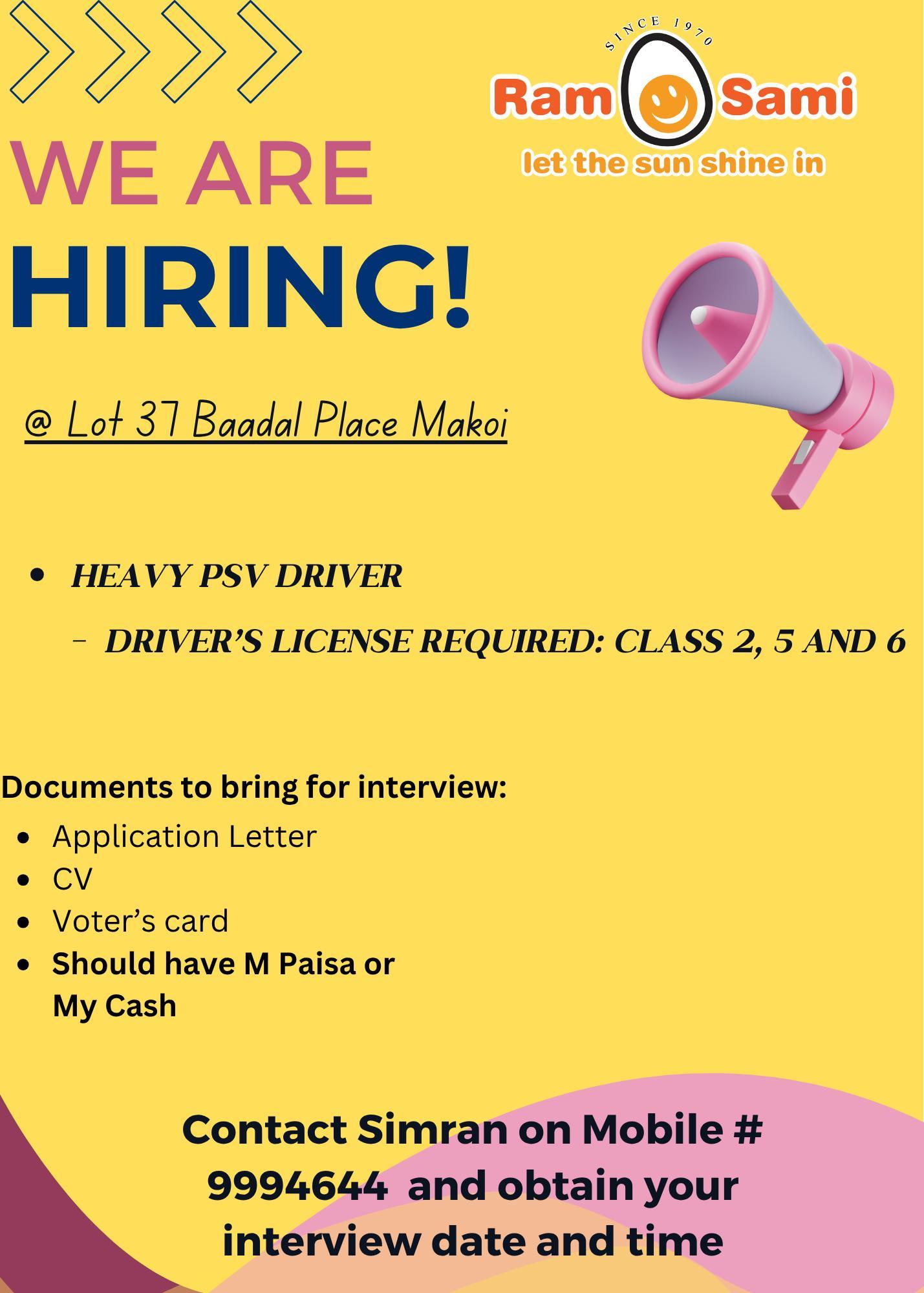 Original job ad