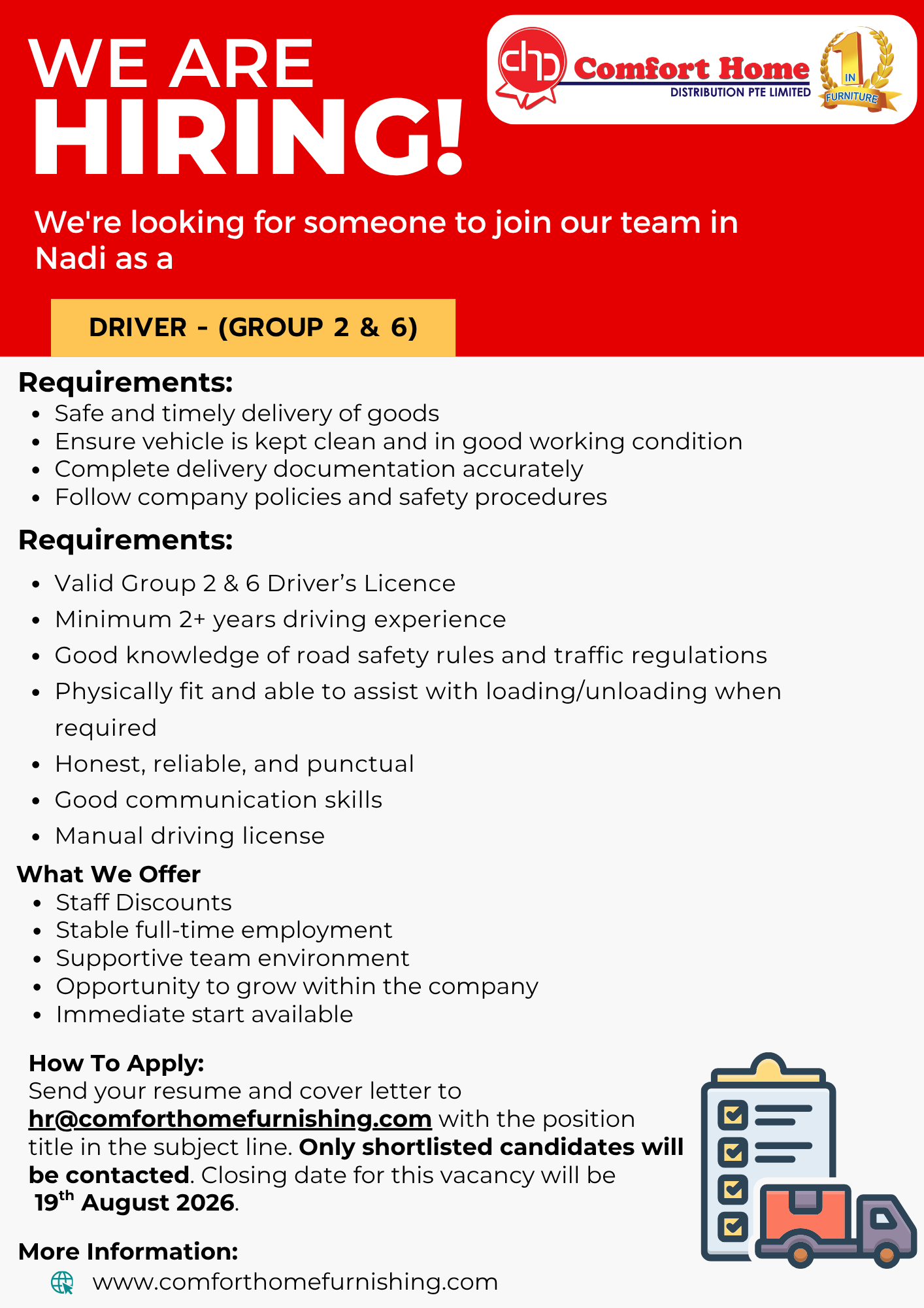 Original job ad