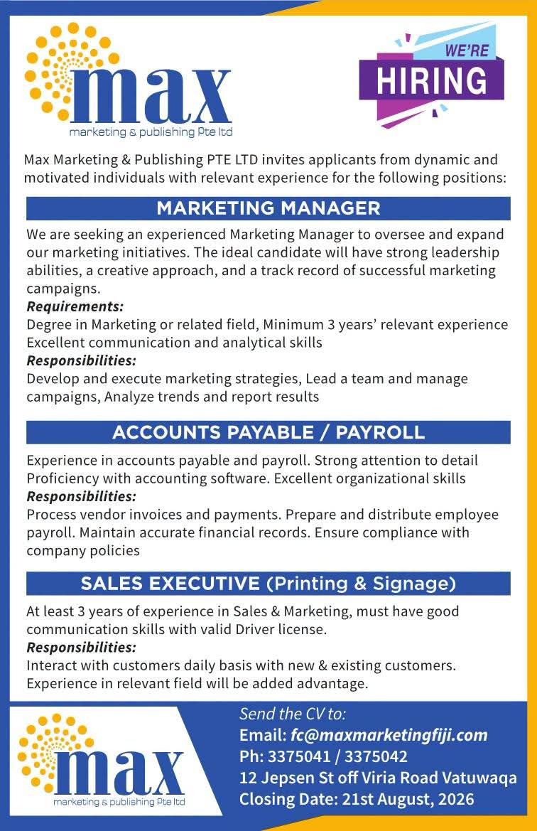Original job ad