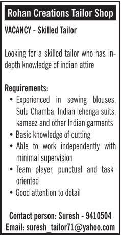 Original job ad