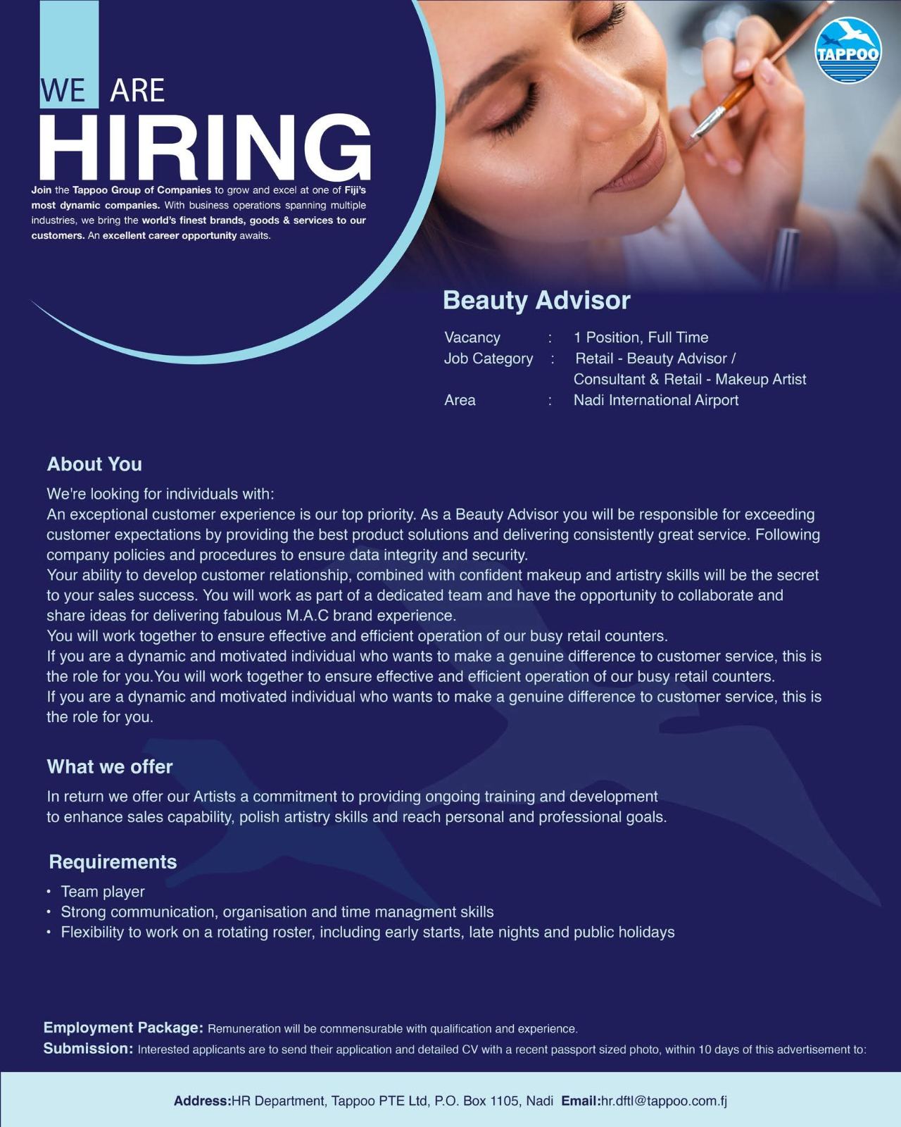 Original job ad