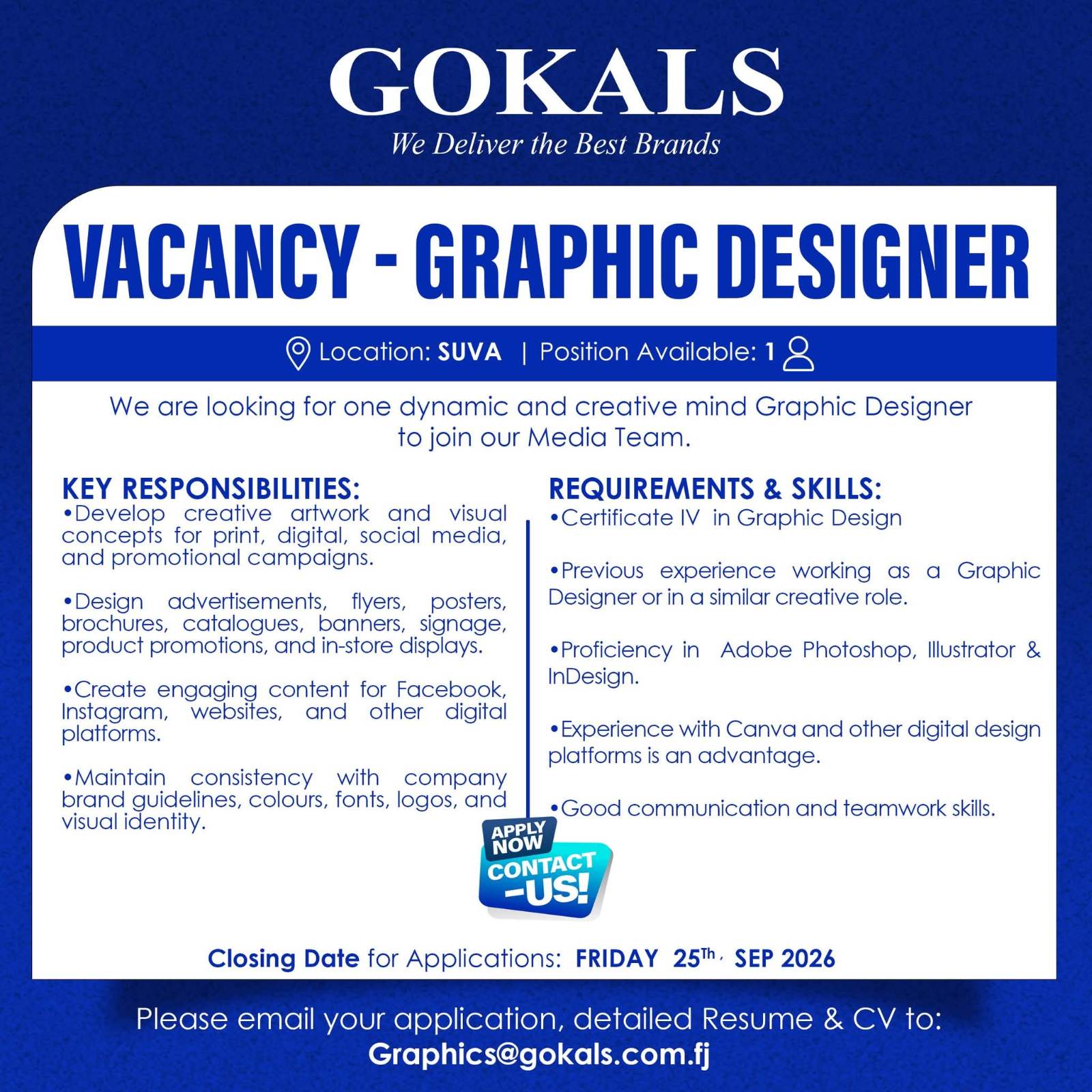 Original job ad