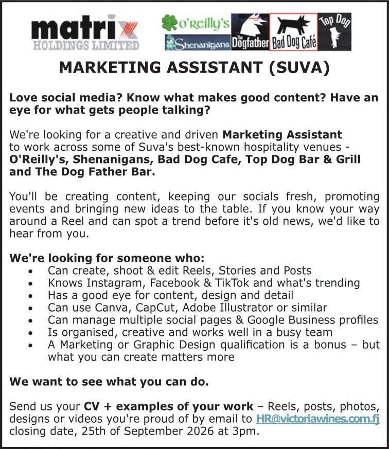 Original job ad