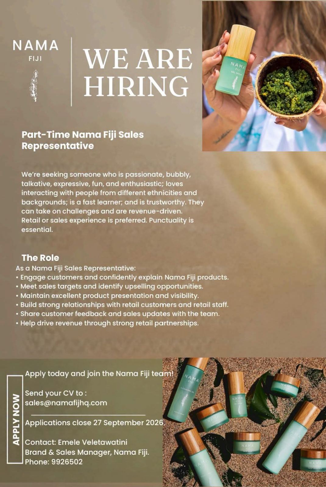 Original job ad