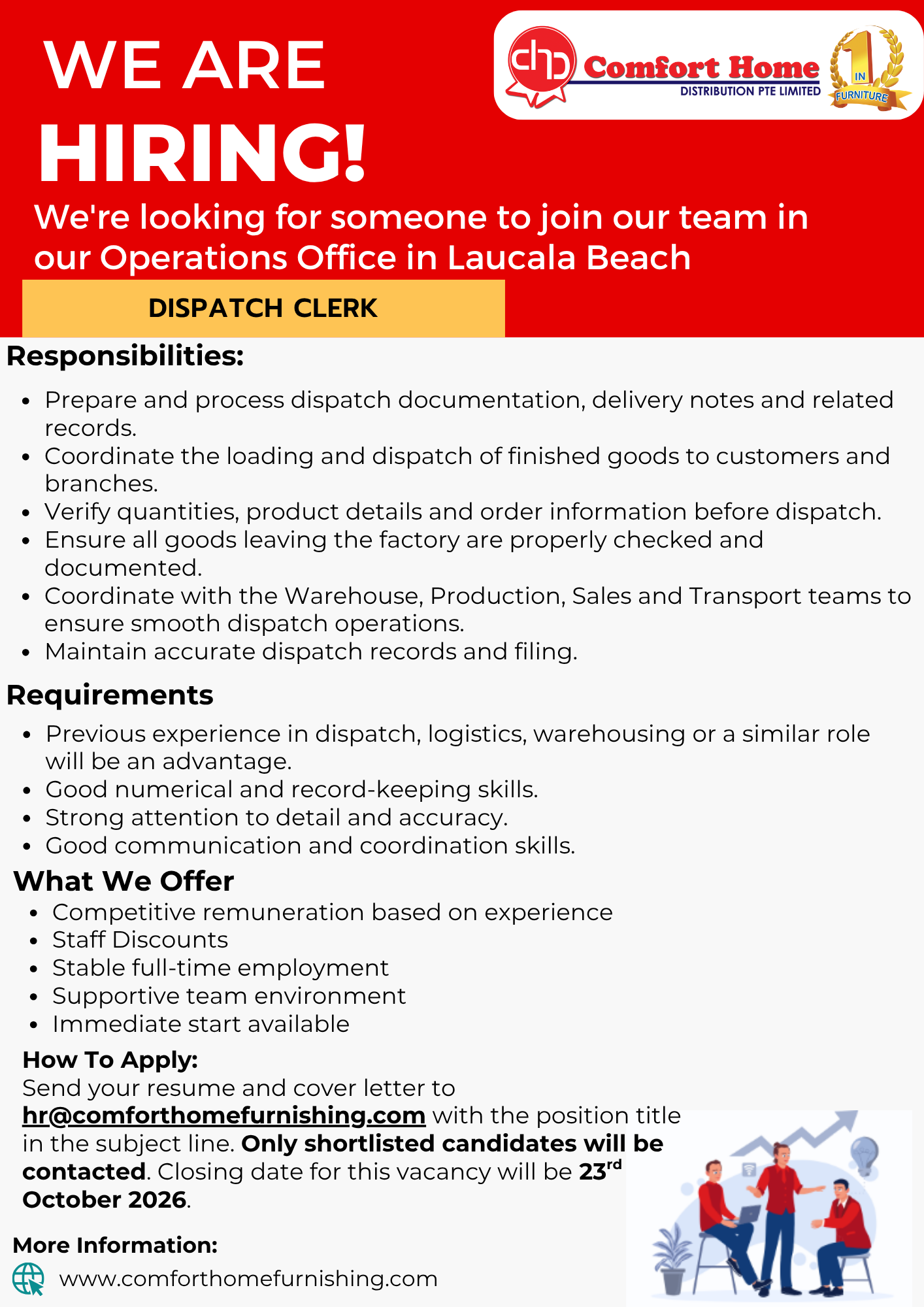 Original job ad