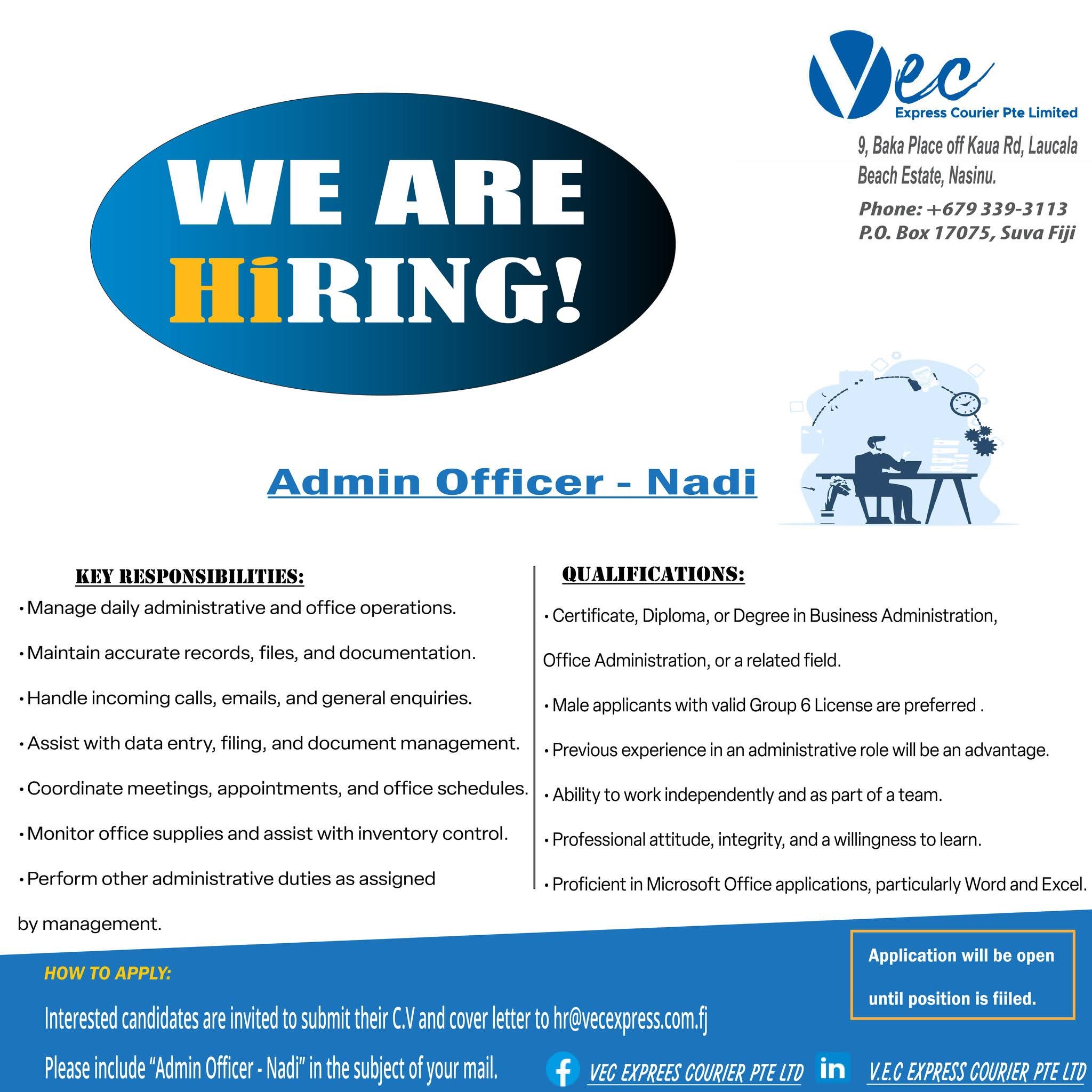 Original job ad
