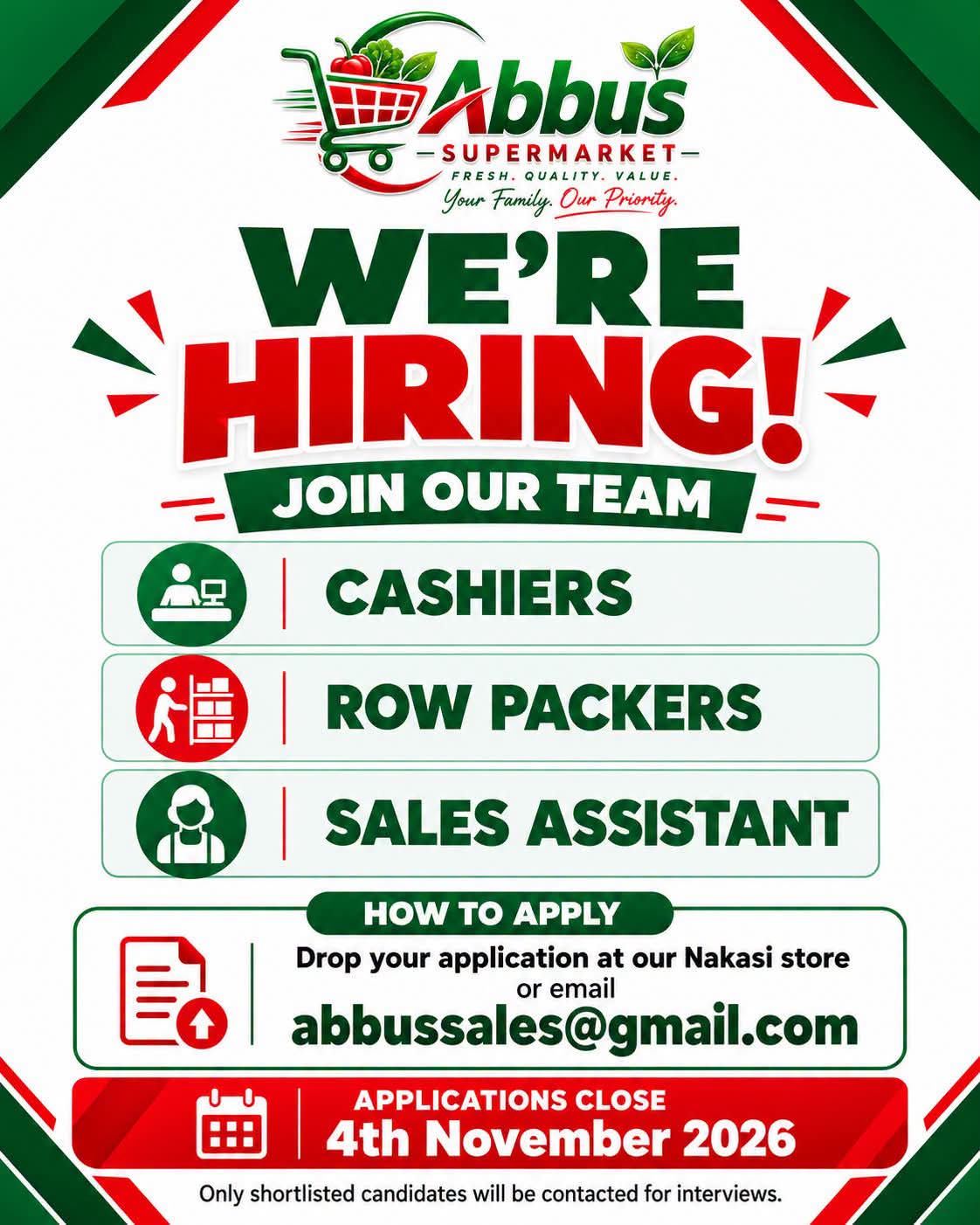Original job ad