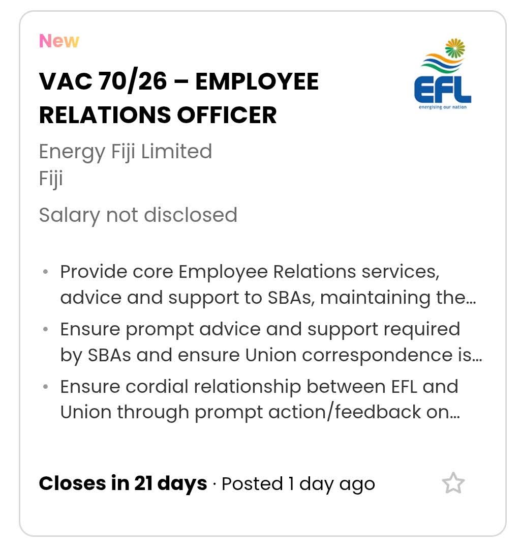 Original job ad