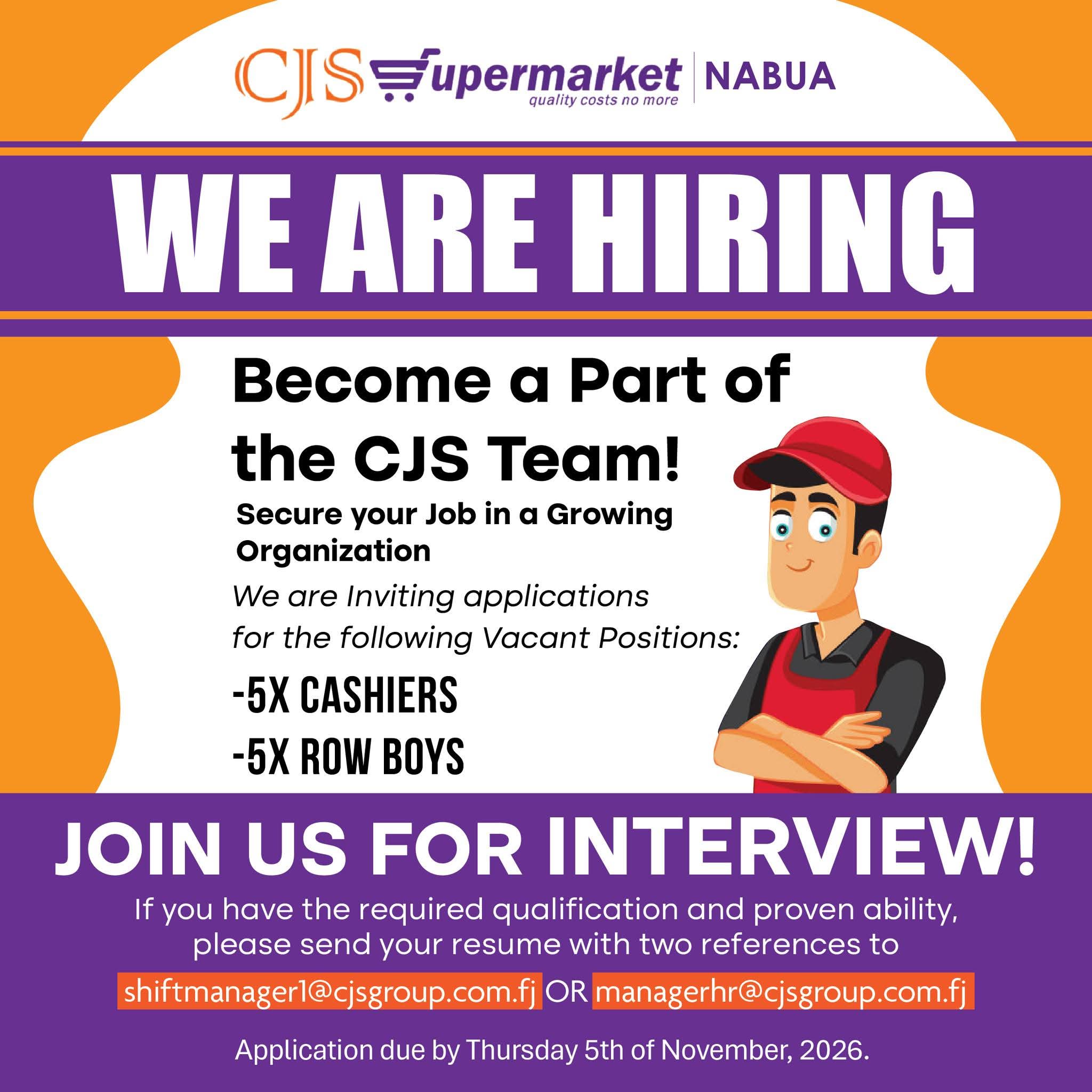 Original job ad