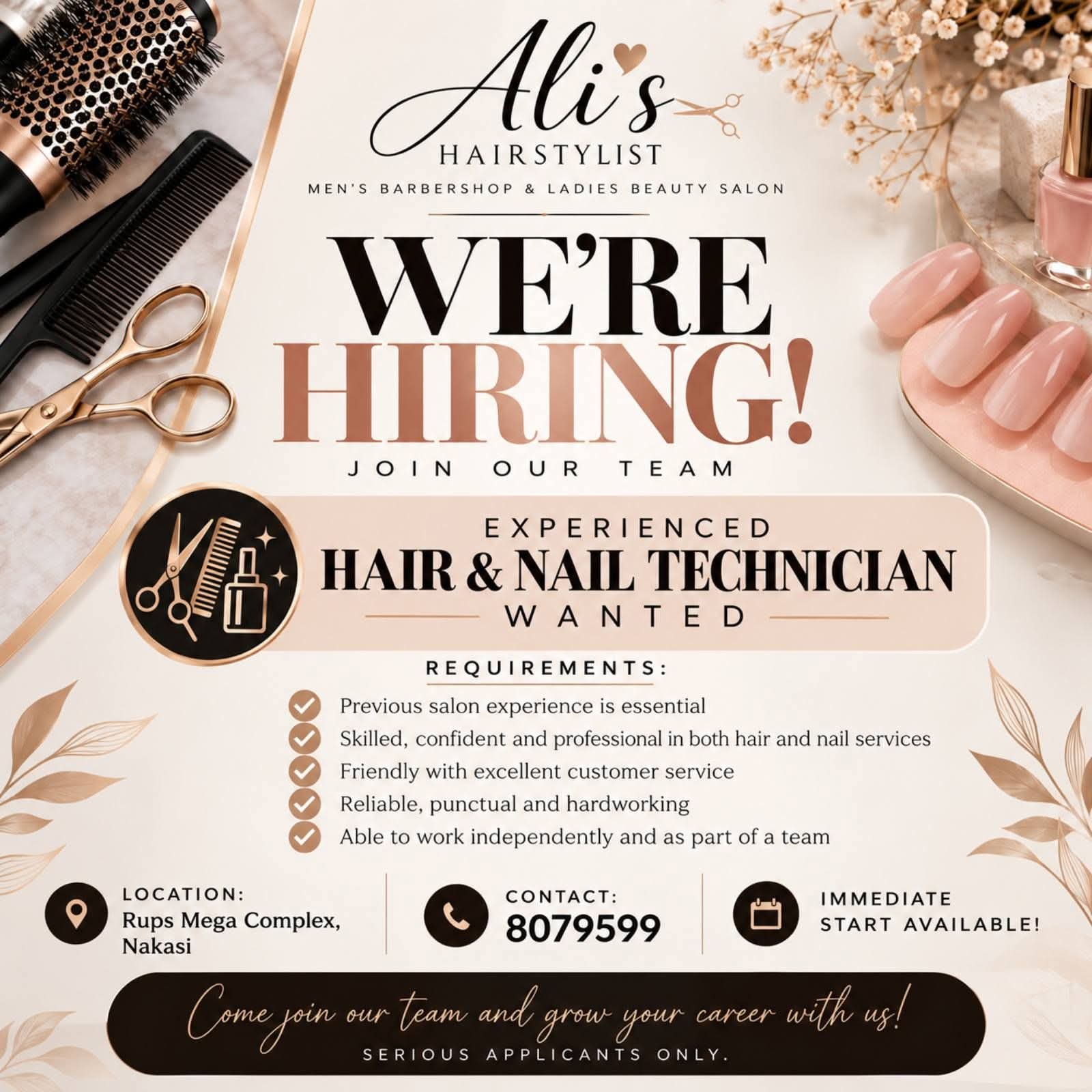 Original job ad