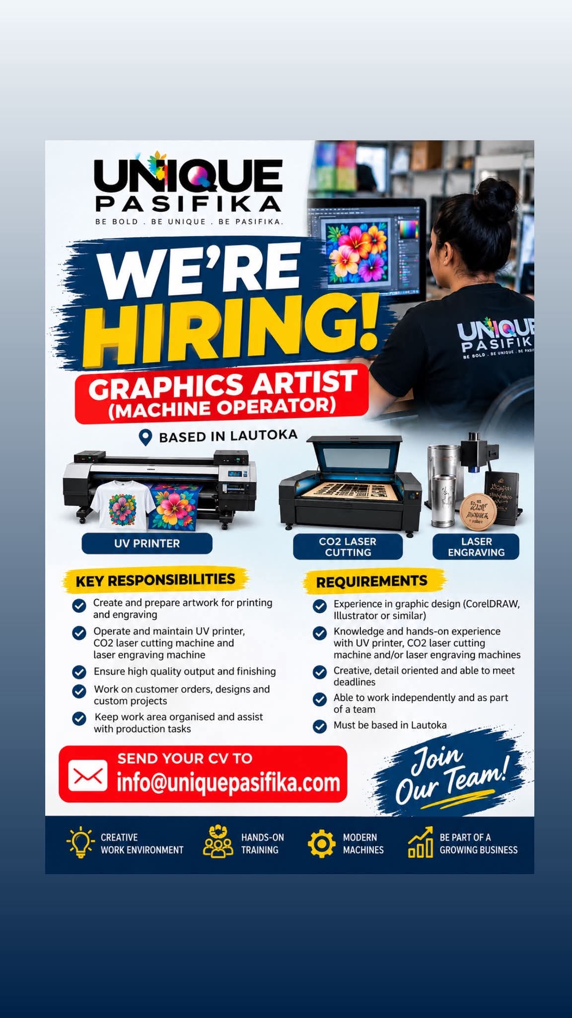 Original job ad