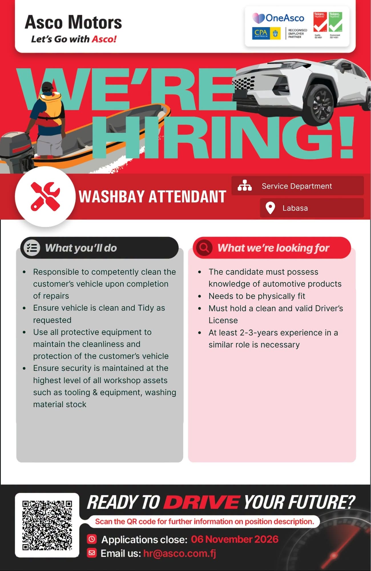 Original job ad