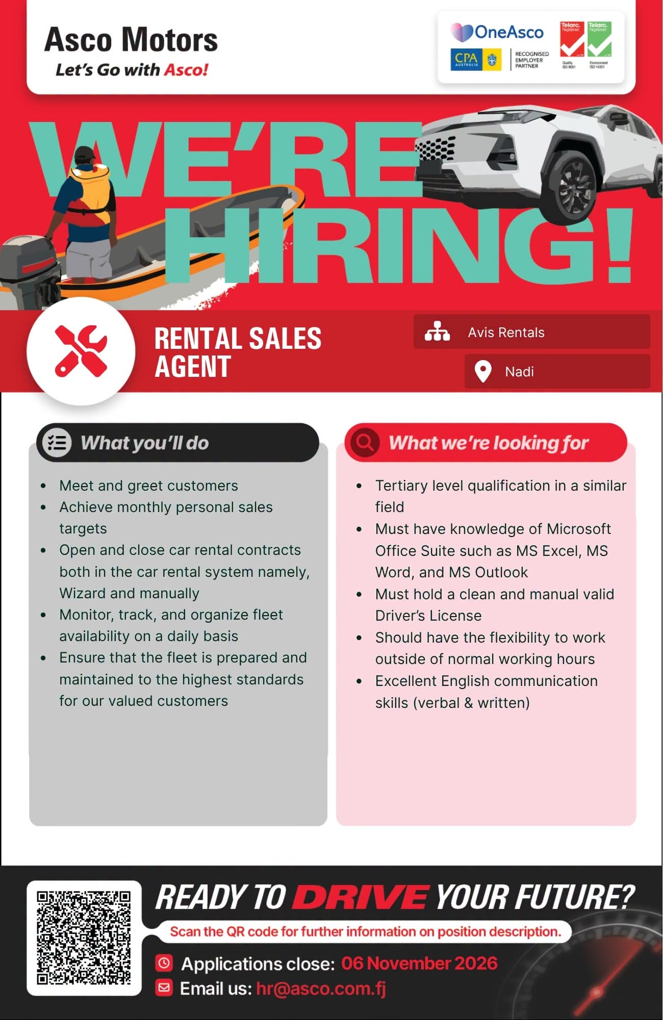 Original job ad