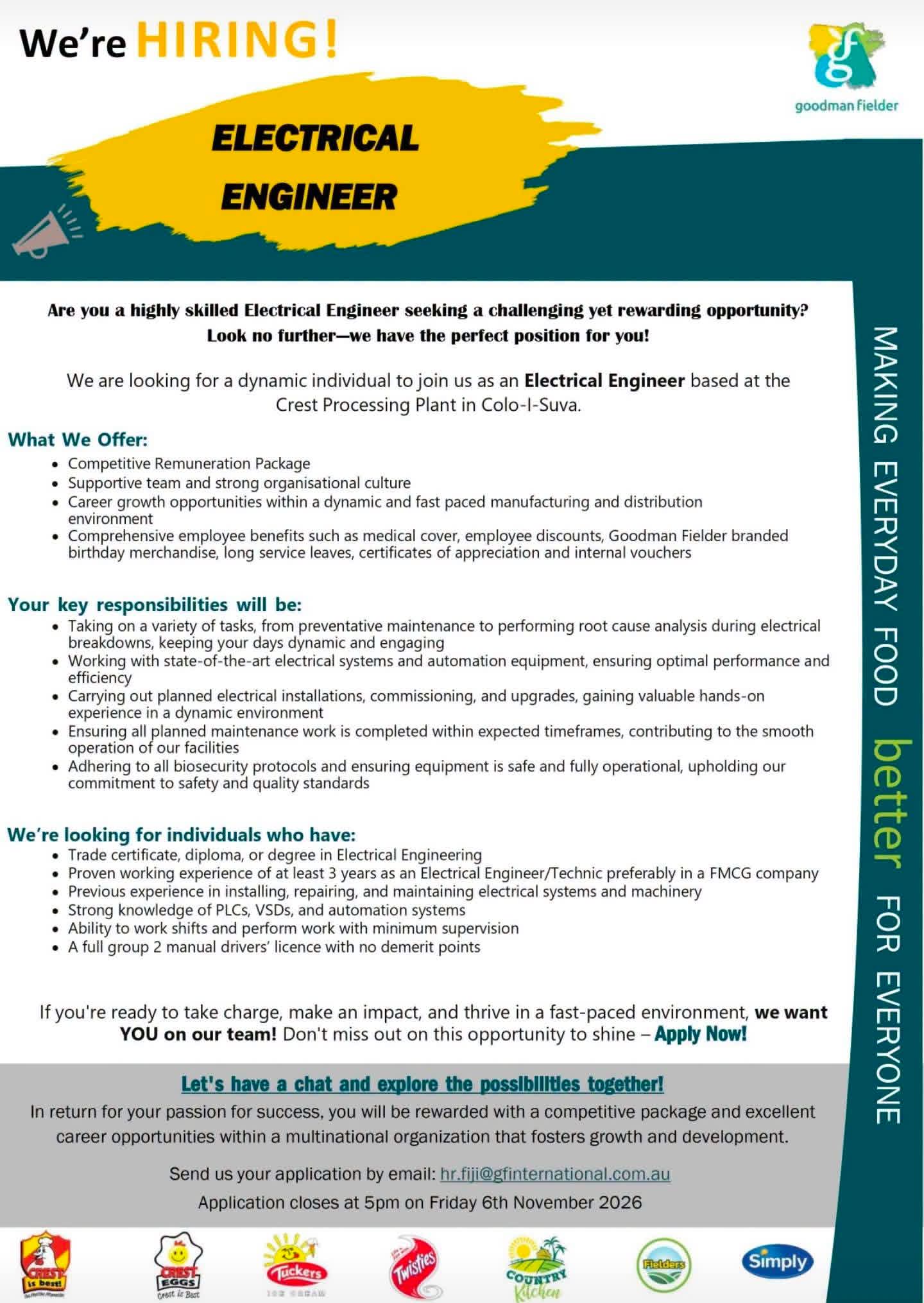 Original job ad